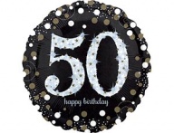  18&quot; HB Sparkling Birthday 50 gold