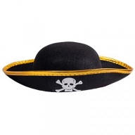 Шляпа Пирата Череп детская фетр