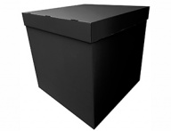Коробка для надутых шаров 70х70х70см черная