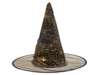 Шляпа ведьмы Паутина черная 45см
