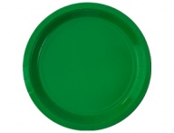 Тарелка зеленая 23см 6шт