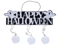 Баннер Happy Halloween Привидения фетр