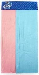 Гирлянда Тассел, Голубой/Розовый, 35*12 см, 10 листов.