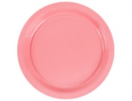 Тарелка розовая 17см 6шт