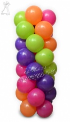 Гирлянда из шаров 1метр из воздушных шаров, используется при оформлении