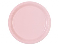 Тарелка Пастель розовая 23см 6шт