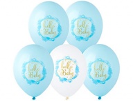 Шар с рисунком 14" Hello Baby Boy 2цв 2ст Шар с рисунком 14" Hello Baby Boy 2цв 2ст