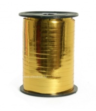 Лента металлизир 5ммХ230м золотая