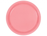 Тарелка розовая 23см 6шт