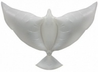 Воздушный надувной голубь на свадьбу (34''/86 см), Белый, 1 шт.