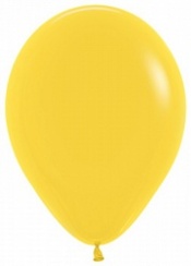 Шар (12''/30 см) Желтый (020), пастель, 12 шт.