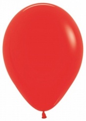 Шар (12''/30 см) Красный (015), пастель, 12 шт.