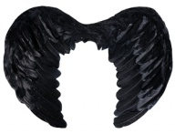 Крылья ангела черные 40х55см