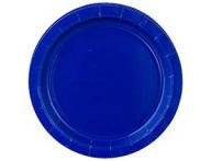Тарелка синяя 17см 6шт
